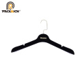 Kids cloth non slide good quality black velvet coat hangers